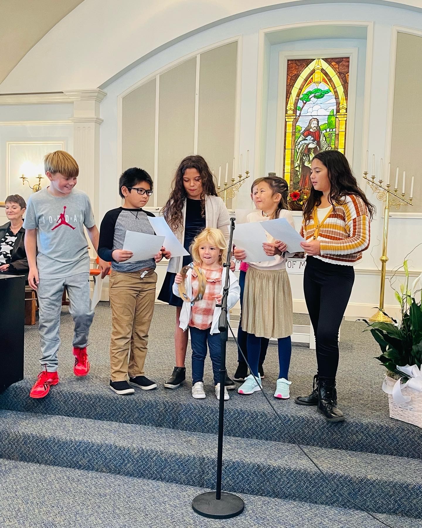 Children grow in faith by leading worship