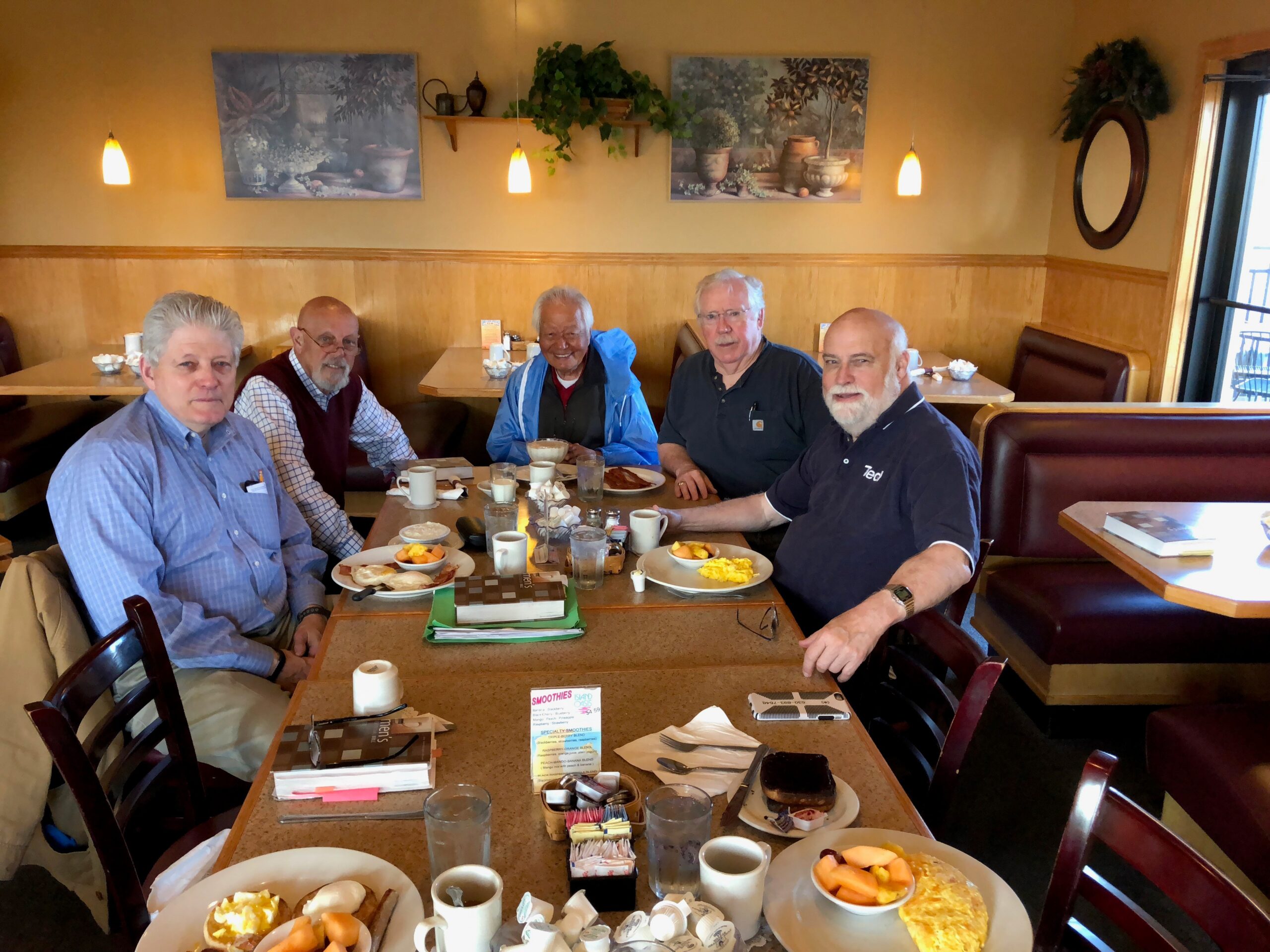 Men grow in faith through breakfast and Bible study